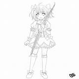 Pages Madoka Magica Coloring Homura Template Sketch sketch template
