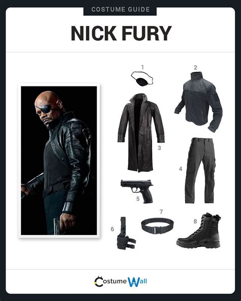 Dress Like Nick Fury Avengers Outfits Nick Fury Marvel