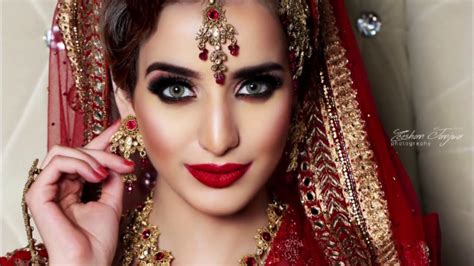 Beautiful Pakistani And Indian Traditional Bridal Makeup