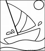 Boat Coloring Pages Sailboat Preschoolers Worksheets Kids Crafts School Preschool Craft Printable Color Swati Sharma Primary Toddler Theme Summer sketch template