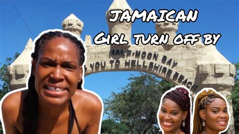 jamaican girl turn off by hellshire beach youtube
