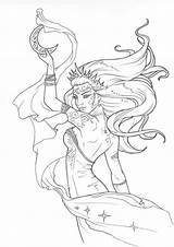 Coloring Pages Goddess Adult Night Justice Scales Nyx Book House Colouring Color Oh Fairy Books Tumblr Sheets Drawings Scale Adults sketch template