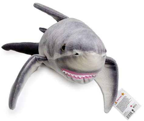 kiki  great white shark   foot long big stuffed animal plush