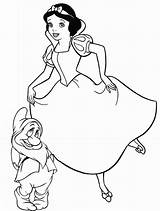 Blancanieves Sneeuwwitje sketch template