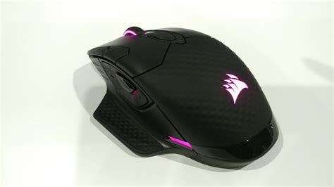 corsair dark core se review  strong wireless mouse design   software  work pcworld
