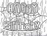 Alley Mediafire Happybirthday Colouring Getdrawings sketch template