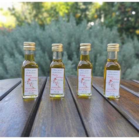 mini olive oil favors wedding olive oil favors extra virgin etsy