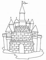 Castle Fairytale Coloring Pages sketch template