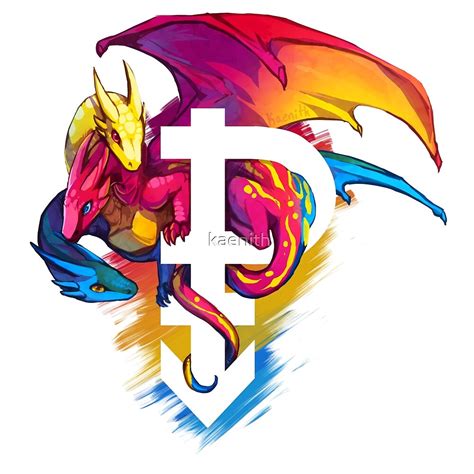 Pan Pride Dragon By Kaenith Redbubble