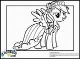 Dash Rainbow Coloring Pages Pony Little Mlp Equestria Print Gala Girls Dresses Printable Princess Kids Colouring Girl Baby Cartoon Rocks sketch template