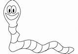 Coloring Worm Kids Pages Worms Sheet Little Print Printable Animal Cute sketch template