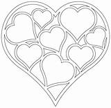Heart Cutting Patterns Paper Cut January sketch template