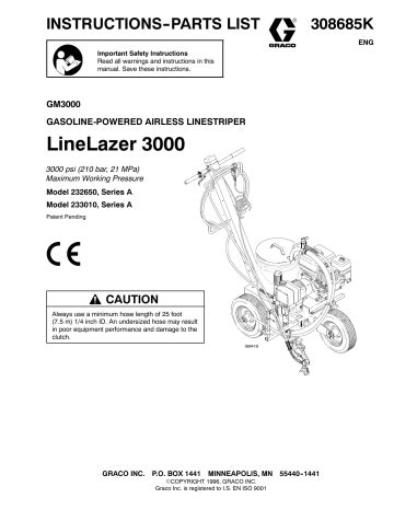 graco linelazer   parts manual