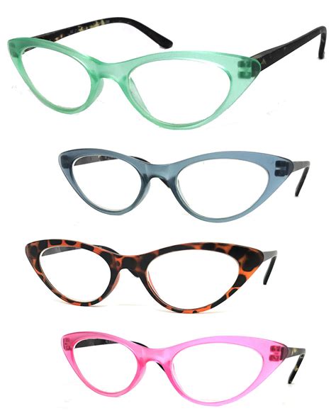 1 or 3 pair retro woman cat eye full lens reading glasses readers