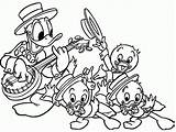Coloring Donald Music Pages Duck Disney Playing Children Printable Kids Kindergarten Dancing Nephews Plays Guitar While His Drawings Daisy Print sketch template