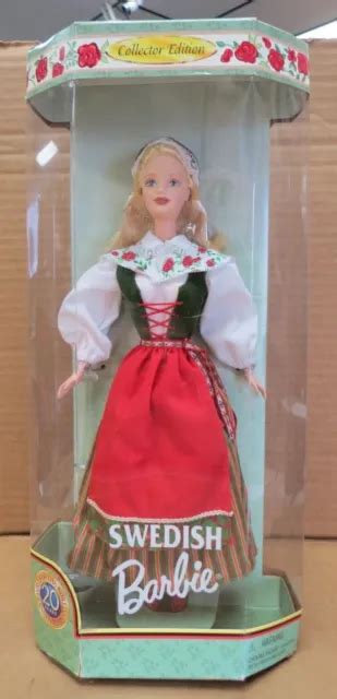 mattel 24672 1999 swedish barbie dolls of the world collector edition