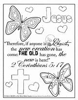 Coloring Bible Pages Printable Kids School Verse Sunday Christian Corinthians Religious Worksheets Salvation Color Plan Printables Sheets Jesus Quotes Verses sketch template