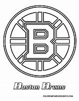 Hockey Bruins Sox Oilers Symbols Coloringhome Edmonton Popular sketch template