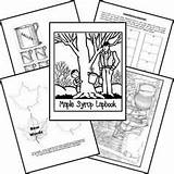 Syrup Sugaring Lapbook Homeschoolshare sketch template