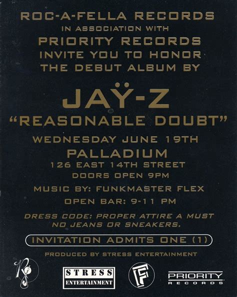 pin by 90saf on ads flyers roc a fella records jay z reasonable doubt