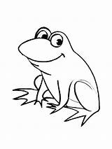 Frog Grenouille Clipartmag sketch template