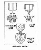 Coloring Pages Forces Armed Memorial Veterans Sheets Medals Printables Honor Service American Military Kids Usa Activities Flying Crafts Medal Printable sketch template