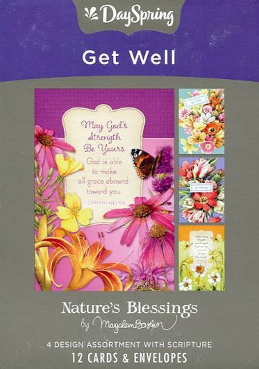 Christian Get Well Cards Boxed Religious Get Well Soon Cards
