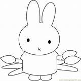 Miffy Coloring Artist Pages Coloringpages101 sketch template