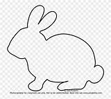 Bunny Outline Easter Coloring Templates Pinclipart sketch template