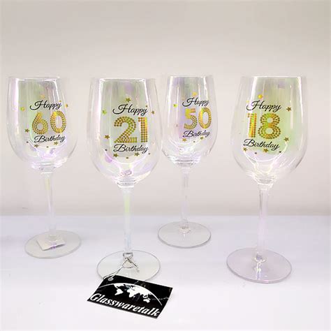 Personalized Birthday Wine Glasses Shaan Xi Succeed Trading Co Ltd