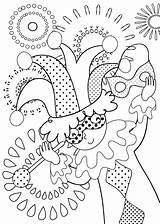Carnival Coloring Color Printable Pages Kids Print sketch template