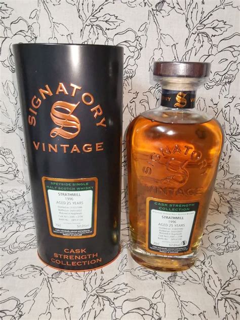 strathmill   years  cask strength collection catawiki