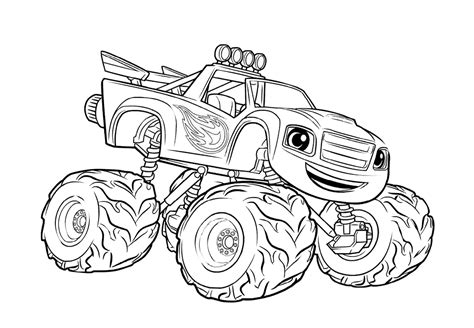 batman monster truck pages coloring pages