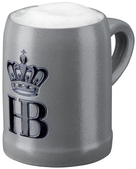 hofbrauhaus munchen munich logo salt glazed german beer mug