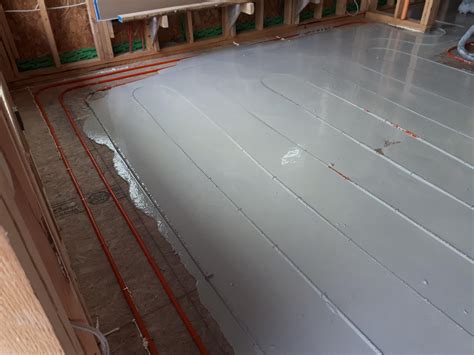 posted    radiant floor heating  installed heres