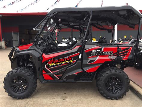 red boy graphic kit honda pioneer hood