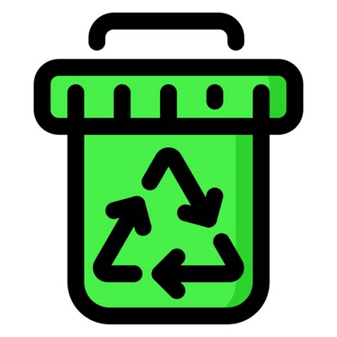 recycling bin sorteren afval eco ecologie milieu en natuur iconen