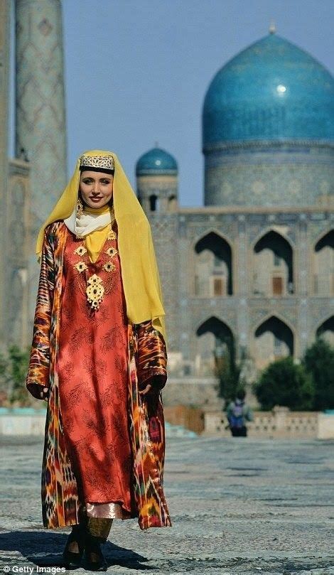 Uzbekistan Traditional Outfits Fashion Persian Fashion