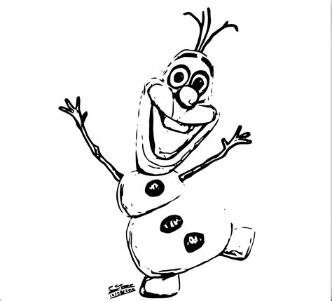 olaf drawing frozen fan coloring page converted wecoloringpagecom