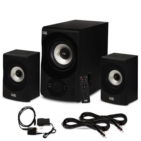 acoustic audio aa bluetooth  home speaker system  optical input   extension