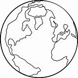 Earths sketch template