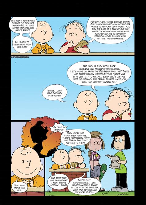 Rule 34 Charlie Brown Jkr Linus Marcie Peanuts