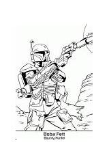 Coloring Bounty Hunter Fett Boba Drawings Admiral Fleet Commander Ackbar Rebel Starwars Wars Star sketch template
