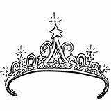 Crown Coloring Tiara Pages Crowns Printable Ones Little Edwards Thorny St sketch template
