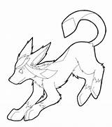 Glaceon Coloring Pokemon Leafeon Pages Deviantart Tsukiyo Line Template Colouring Espeon sketch template