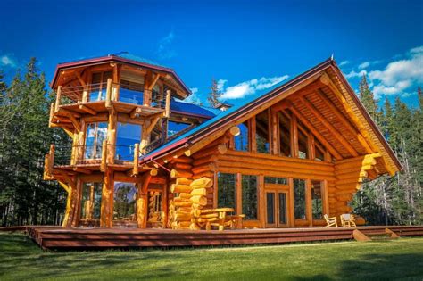luxe log cabins  indulge   national log cabin day decorating  design blog hgtv
