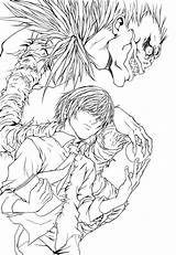 Coloriages Artstation Yagami sketch template