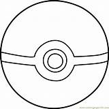 Pokeball Pokebola Ball Colorir Poke Pikachu Pokémon Otaquin Coloringpages101 Facil Categorias sketch template