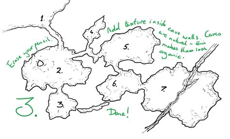 draw  cave fantastic maps