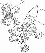 Coloring Woody Lightyear Getdrawings Nanny Forky Coloringme Potatohead Space sketch template